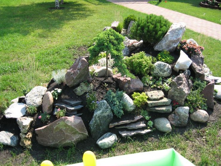 L'appareil des petits jardins de rocaille