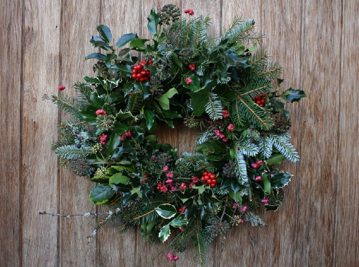 Comment faire une couronne de nouvel an. Couronne de Noël bricolage