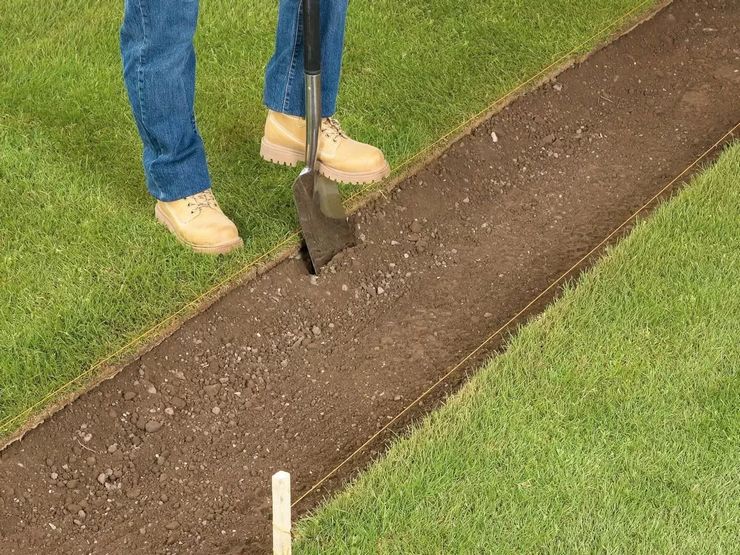 La forme et l'aménagement du jardin fleuri